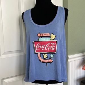 Wildfox/Coca Cola Graphic Flowy Tank Top